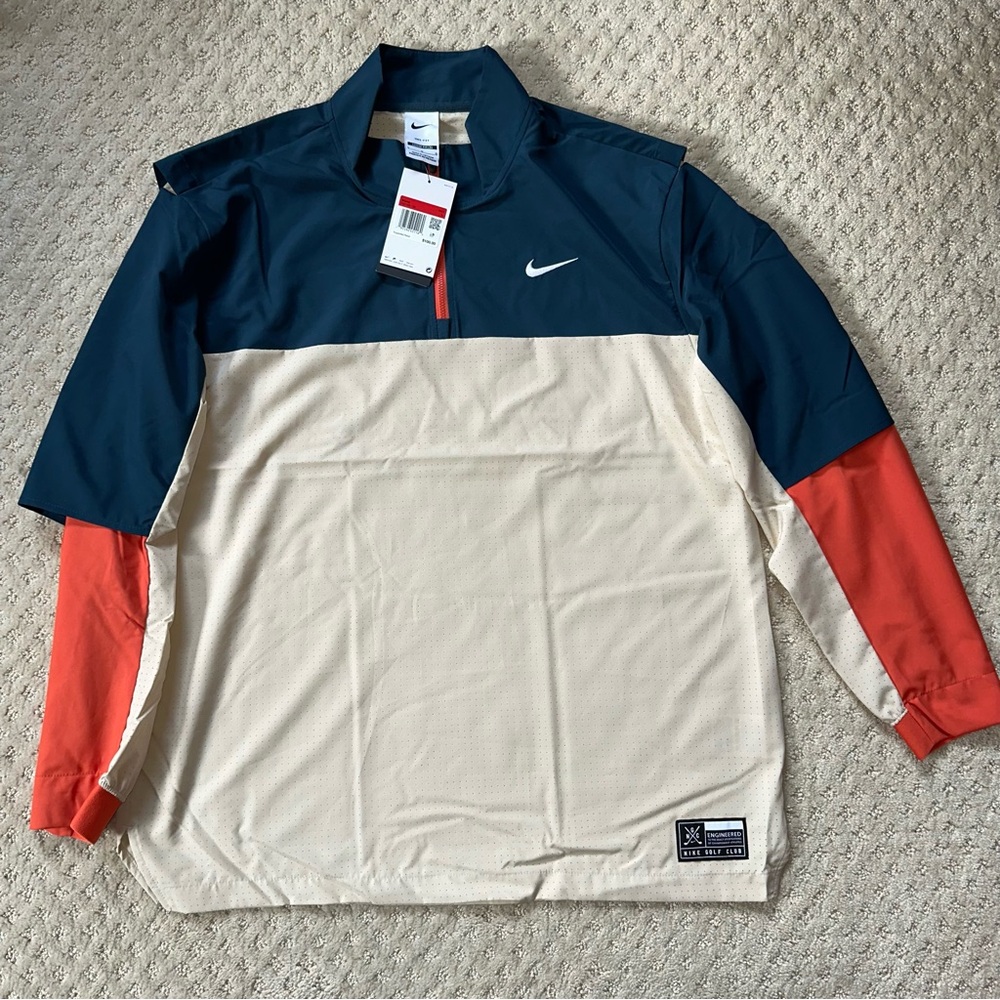 BNWT Nike Golf Club Men's Dri-FIT 1/2-Zip Golf Jacket Size Large FQ1155-126